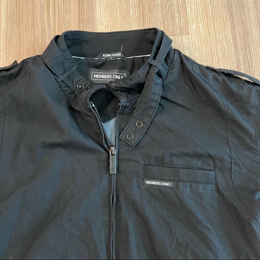 EUC Members Only Iconic Racer Jacket - Picture 3 of 4